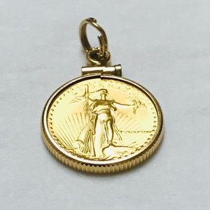 Walking Liberty Coin Pendant